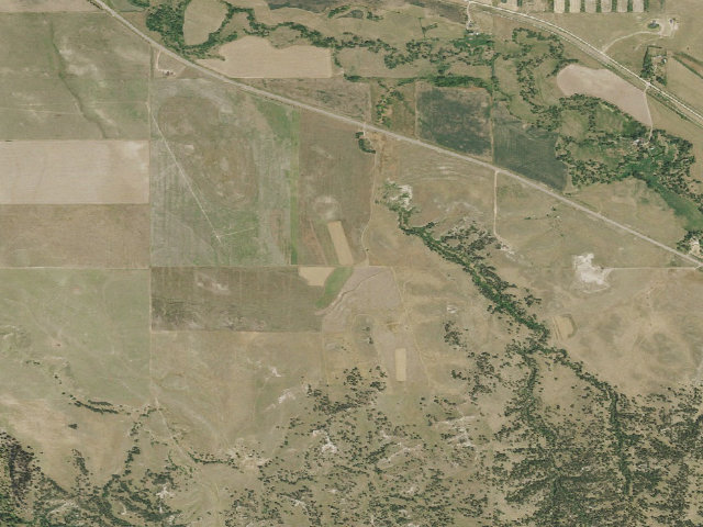 Aerial image of Bordeaux WMA