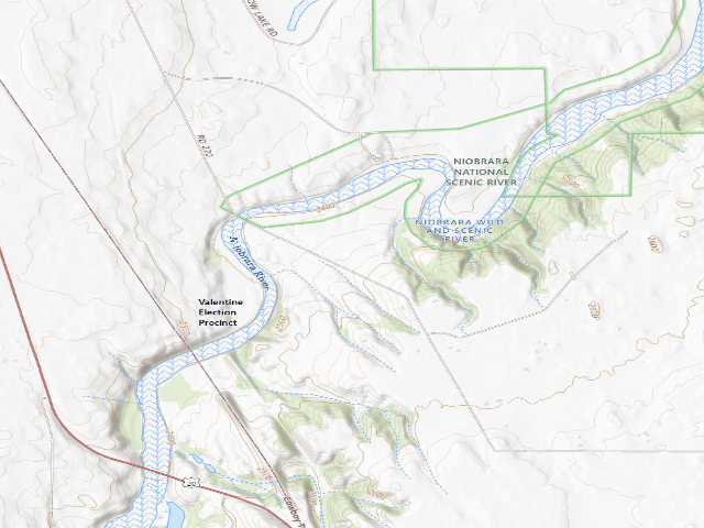 USGS topographic map of Borman Bridge WMA