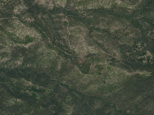 Aerial image of Borrego Mesa Campground