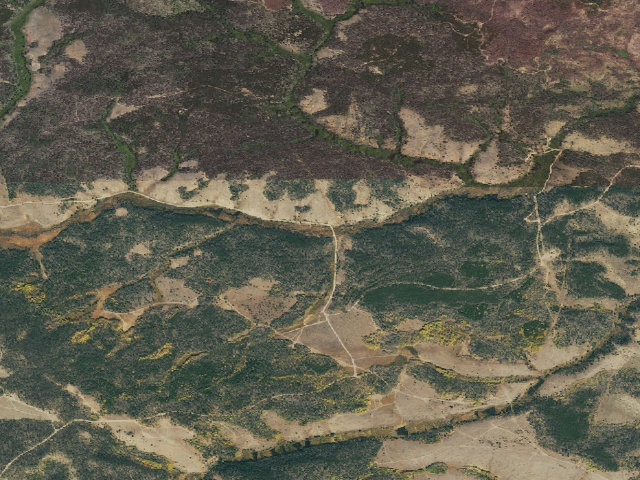 Aerial image of Boswell Creek