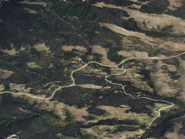 Aerial image of Bottle Creek