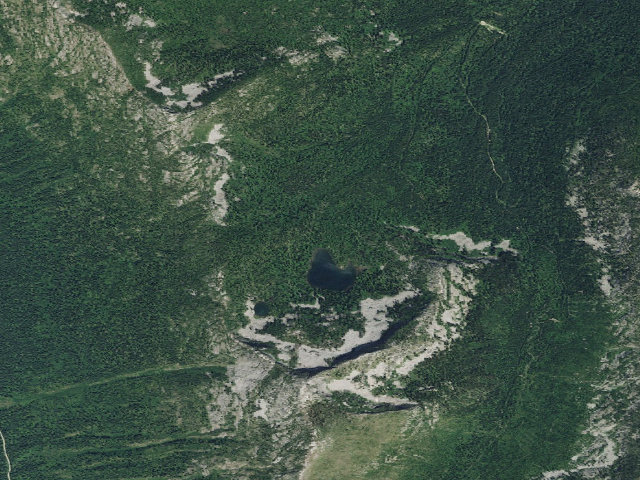 Aerial image of Bottleneck Lake