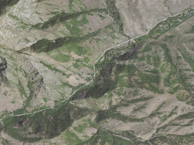 Aerial image of Botts Campground