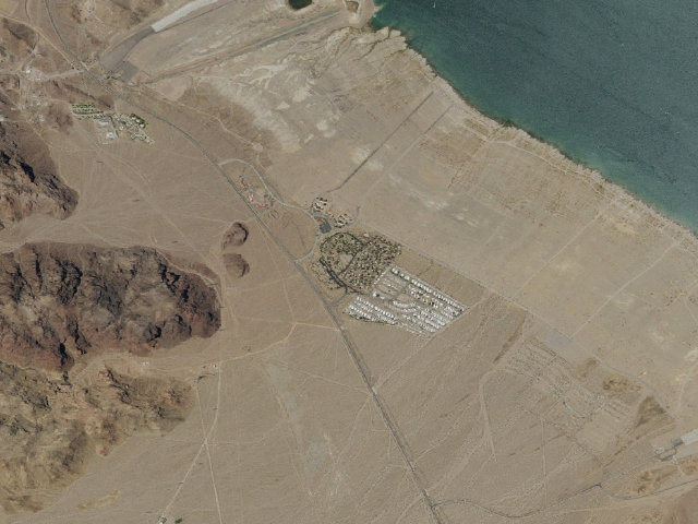 Aerial image of Boulder Beach Campground