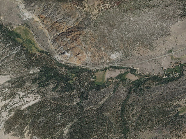 Aerial image of Boulder Campground