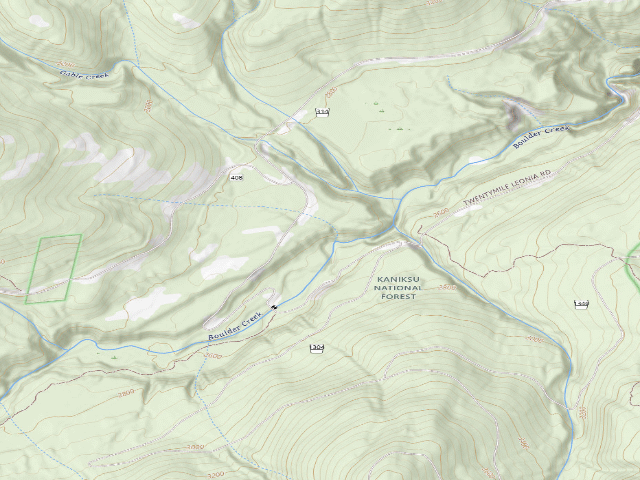 USGS topographic map of Boulder Creek 03