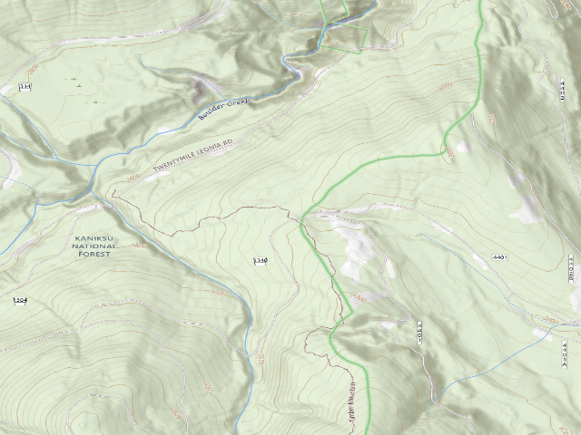 USGS topographic map of Boulder Creek 08