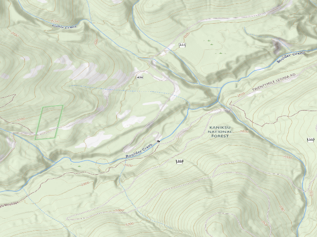 USGS topographic map of Boulder Creek 09