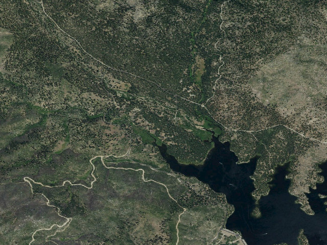 Aerial image of Boulder Creek Campground