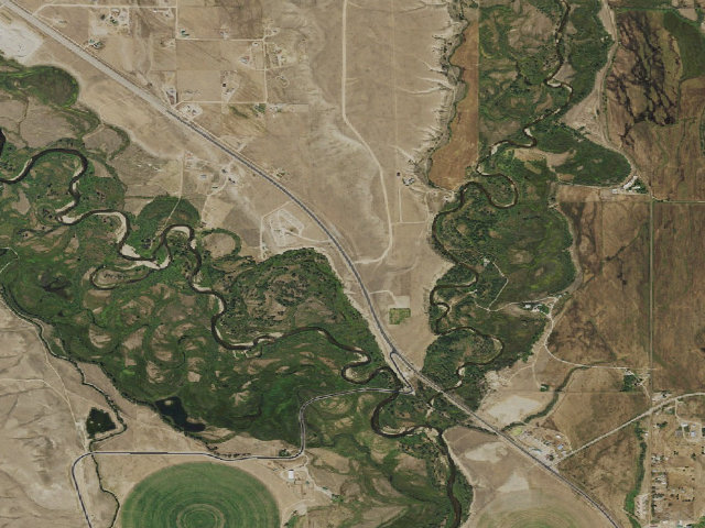Aerial image of Boulder Lake Recreation Area