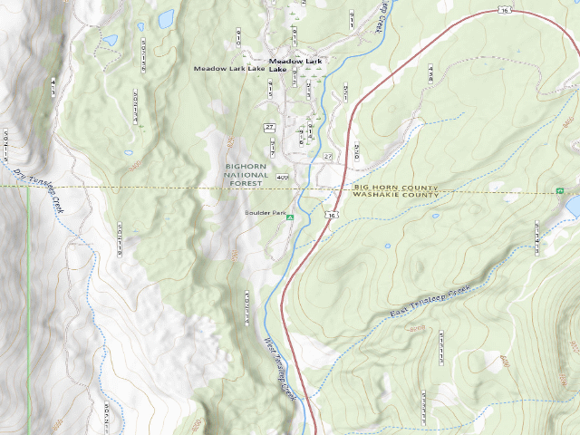 USGS topographic map of Boulder Park