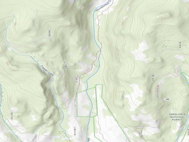 USGS topographic map of Boulder River N-025