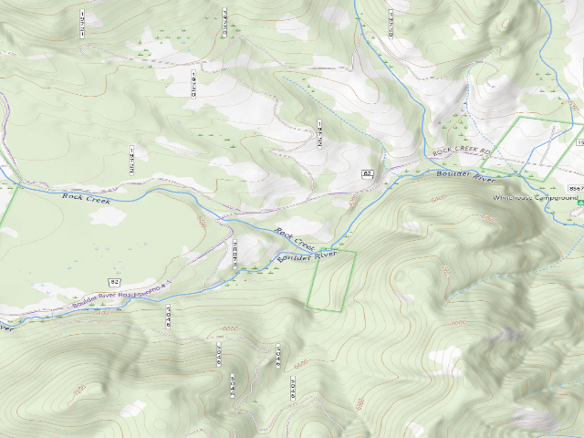 USGS topographic map of Boulder River N-026B