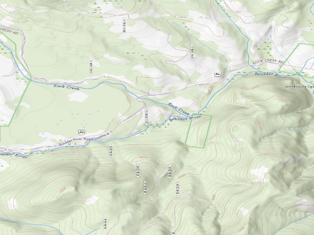 USGS topographic map of Boulder River N-028A