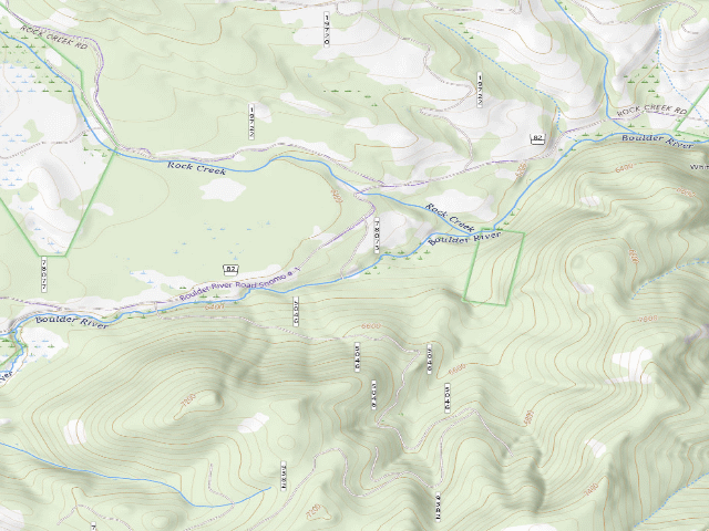 USGS topographic map of Boulder River N-029