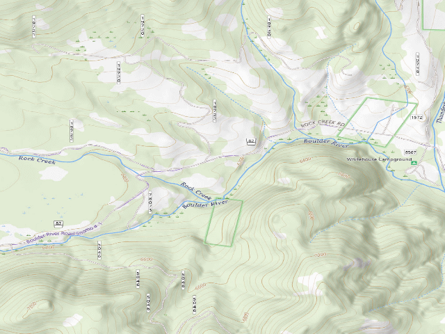 USGS topographic map of Boulder River N-030