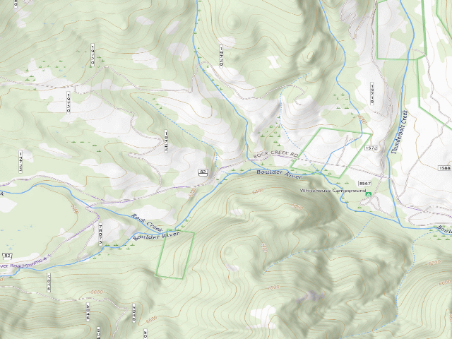 USGS topographic map of Boulder River N-031
