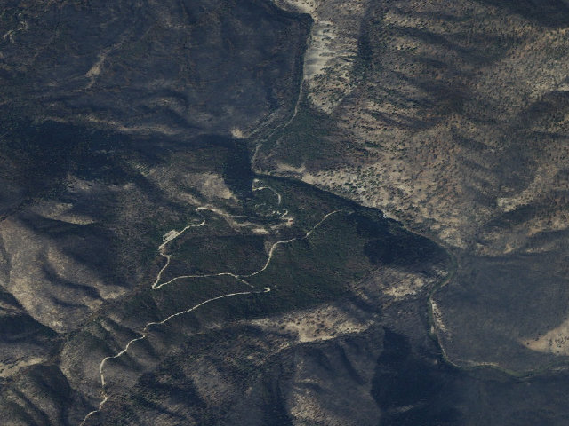 Aerial image of Boundary Creek Campground Complex