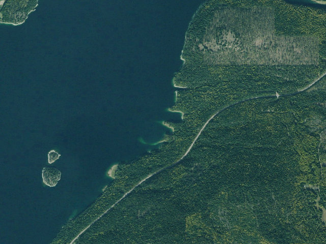 Aerial image of Boundary Mtn Site 4