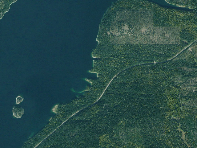 Aerial image of Boundary Mtn Site 6