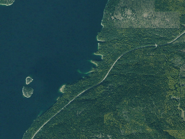 Aerial image of Boundary Mtn Site 7