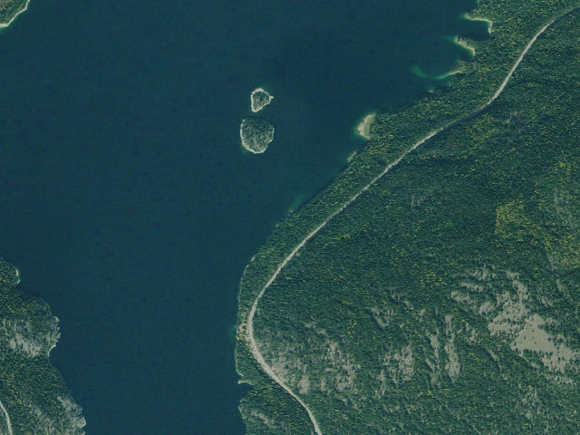 Aerial image of Boundary Mtn Site 8