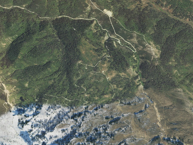 Aerial image of Bountiful Peak