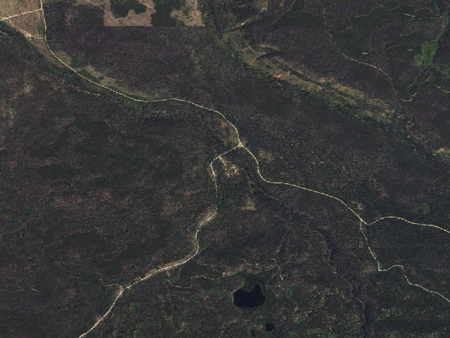 Aerial image of Bow River