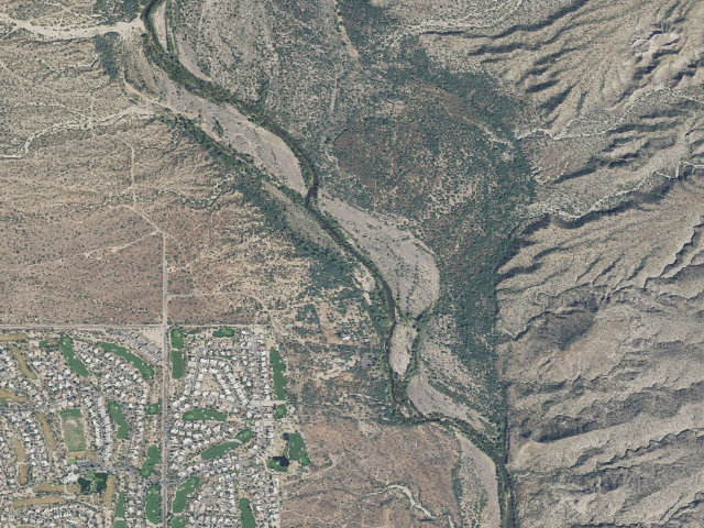 Aerial image of Box Bar Dispersed