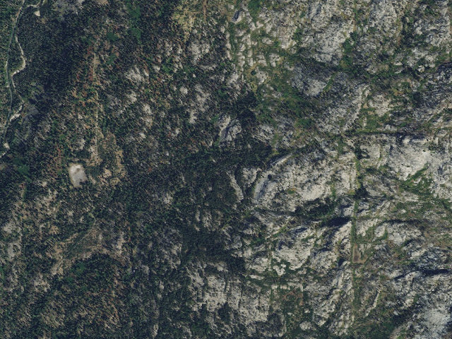 Aerial image of Box Creek Wilderness Study Area