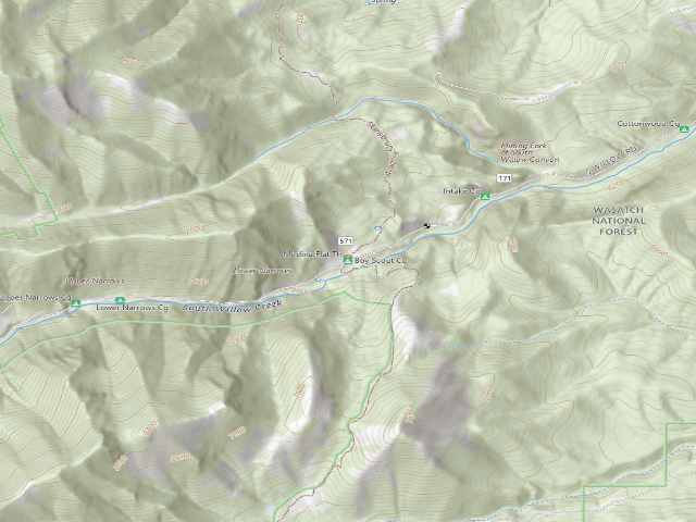 USGS topographic map of Boy Scout