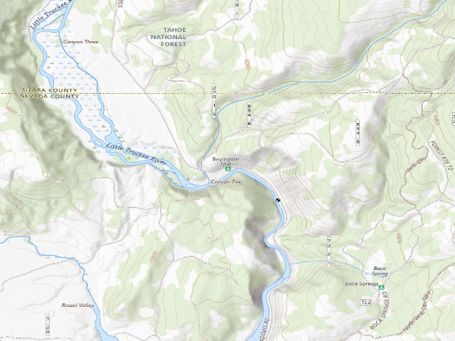 USGS topographic map of Boyington Mill