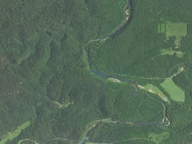Aerial image of Bozemill Float Camp