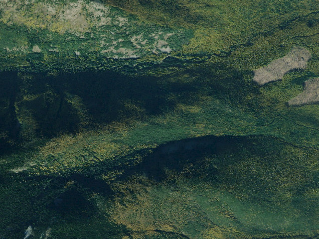 Aerial image of Bramlet Lk Trail Site 1