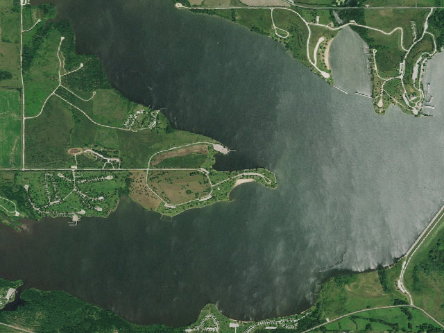 Aerial image of Branched Oak SRA