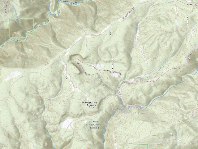 USGS topographic map of Brandy City