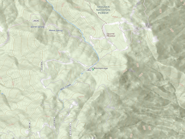 USGS topographic map of Breckenridge