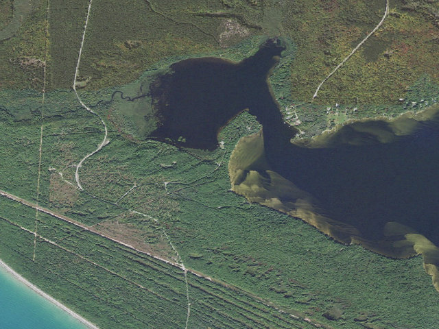 Aerial image of Brevoort Lake - Cg