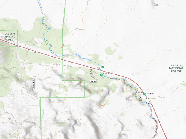 USGS topographic map of Bridge