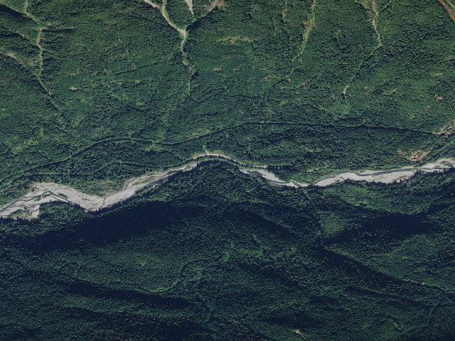 Aerial image of Bridge Camp
