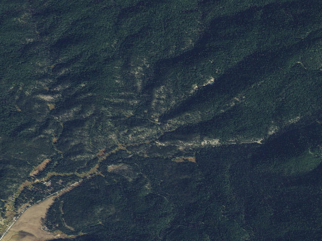 Aerial image of Bridge Creek