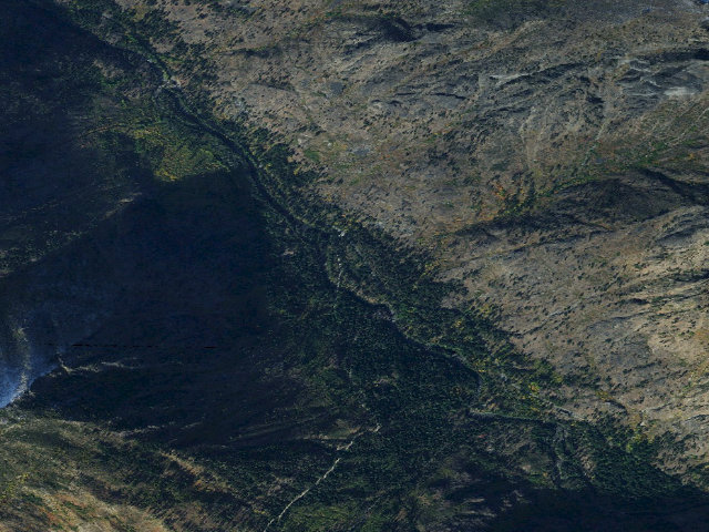 Aerial image of Bridge Creek