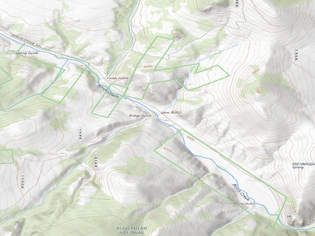 USGS topographic map of Bridge Spot