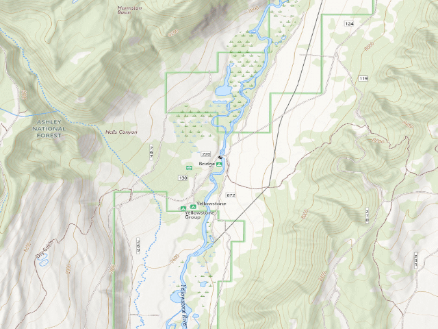 USGS topographic map of Bridge