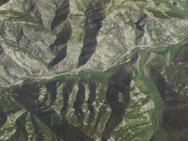 Aerial image of Bridger Campground
