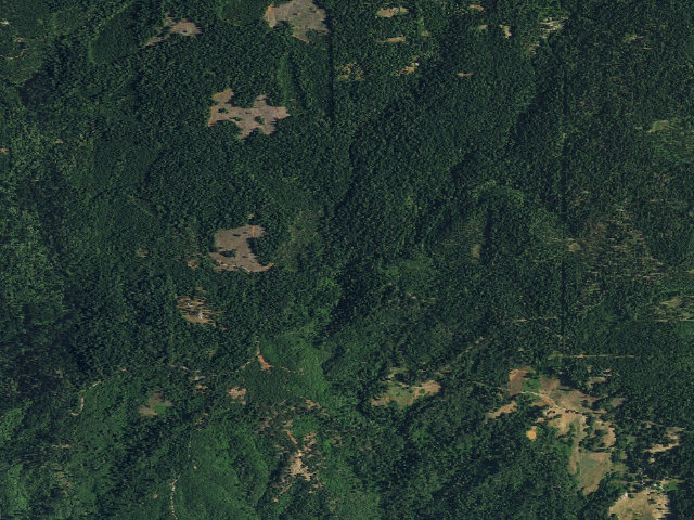 Aerial image of Bridger Creek