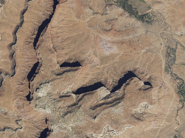 Aerial image of Bridger Jack Designated Campsite