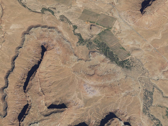 Aerial image of Bridger Jack Designated Campsite