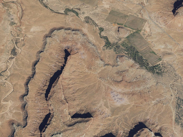 Aerial image of Bridger Jack Designated Campsite