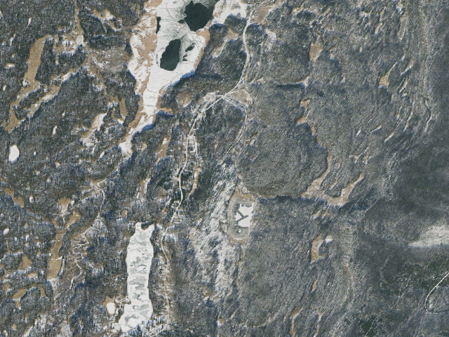 Aerial image of Bridger Lake